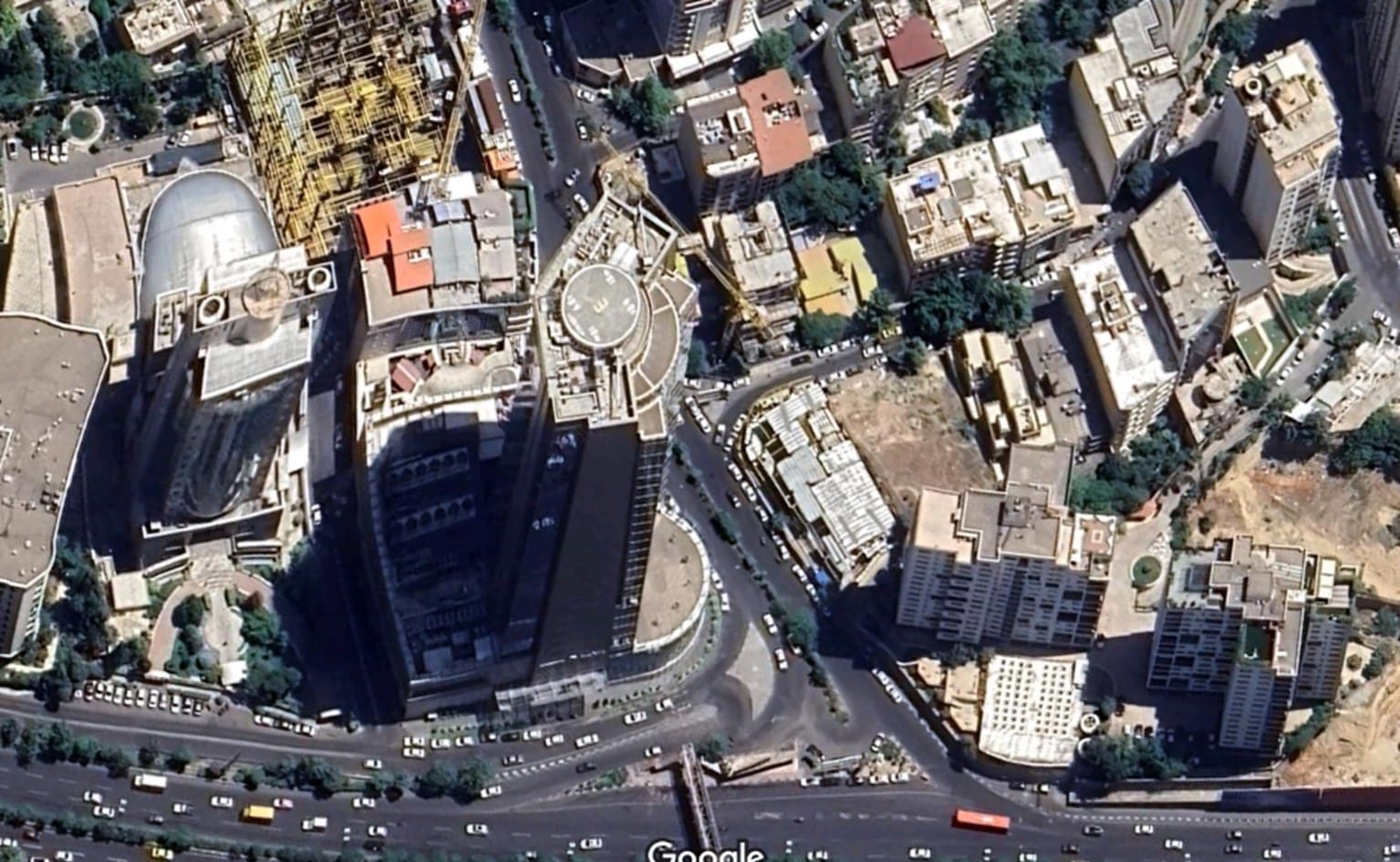 سکوی فرود هلیکوپتر برج بانک آینده الهیه