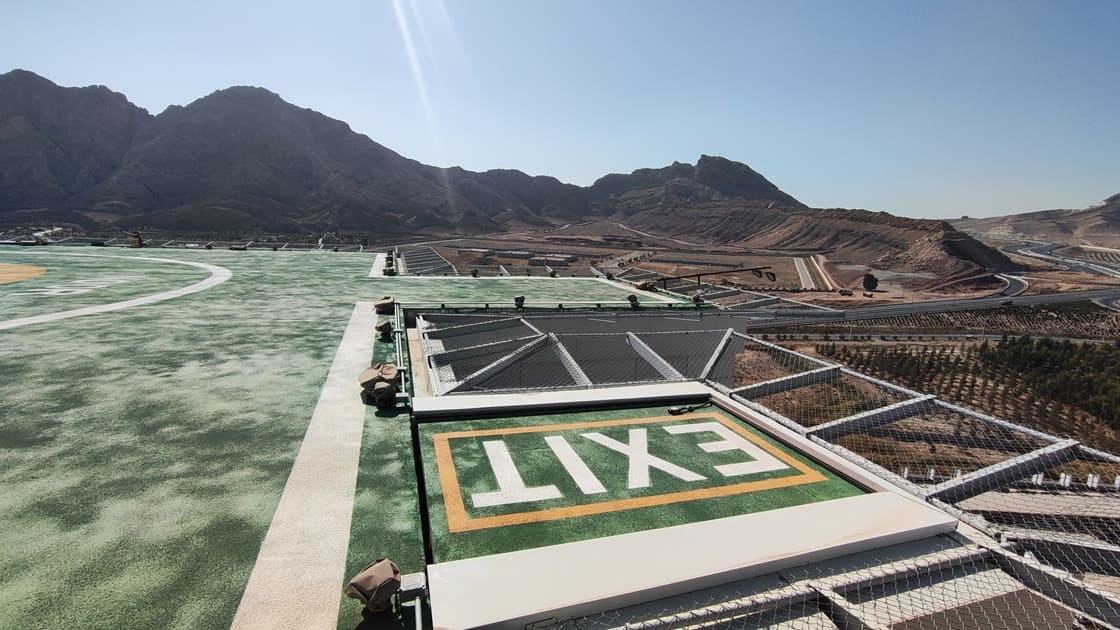 سیستم بالابر هلی پورت و هلی پد بیمارستانی