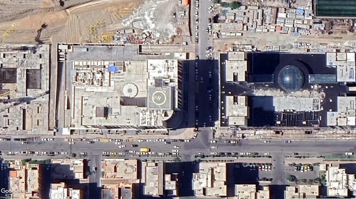 هلی پد اضطراری 18 متری پروژه تجاری مسکونی پارامیس