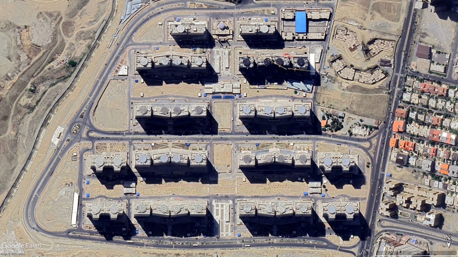 پد های هلیکوپتر مجتمع مسکونی خرازی سپاه