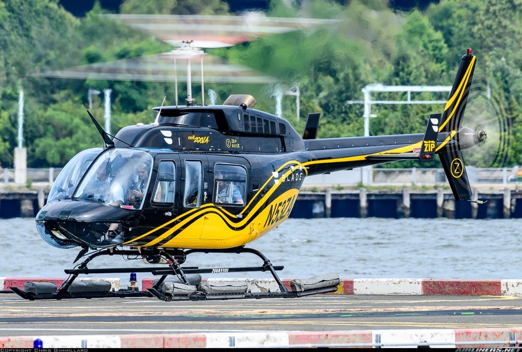 بالگرد Bell-206 رنگ آمیزی شده