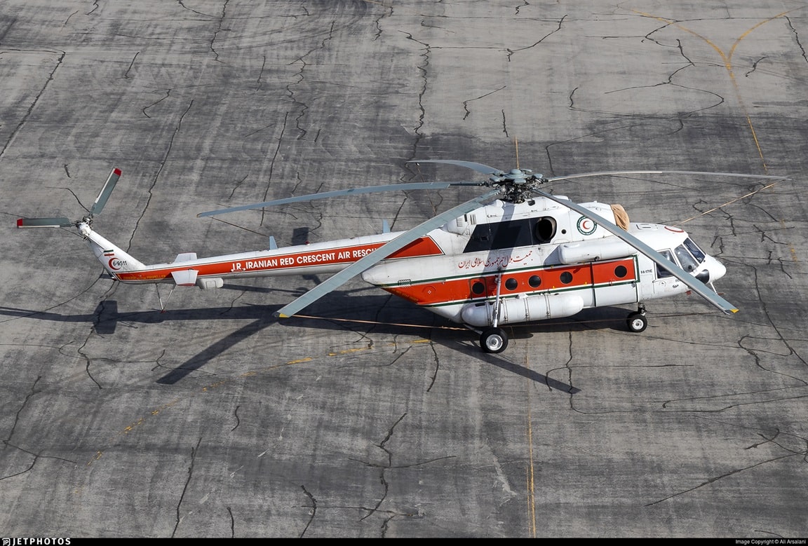 بالگرد Mi-17 هلال احمر ایران