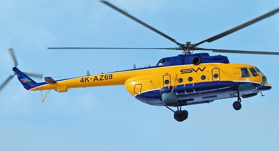 پرواز بالگرد Mi-17 روسی