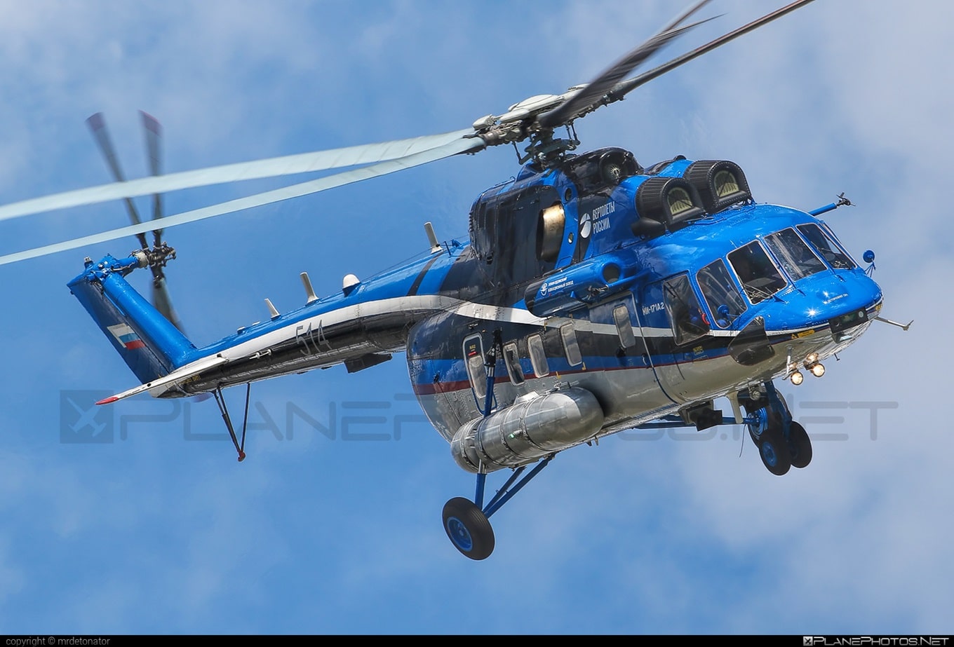 پرواز بالگرد Mi-17 روسی