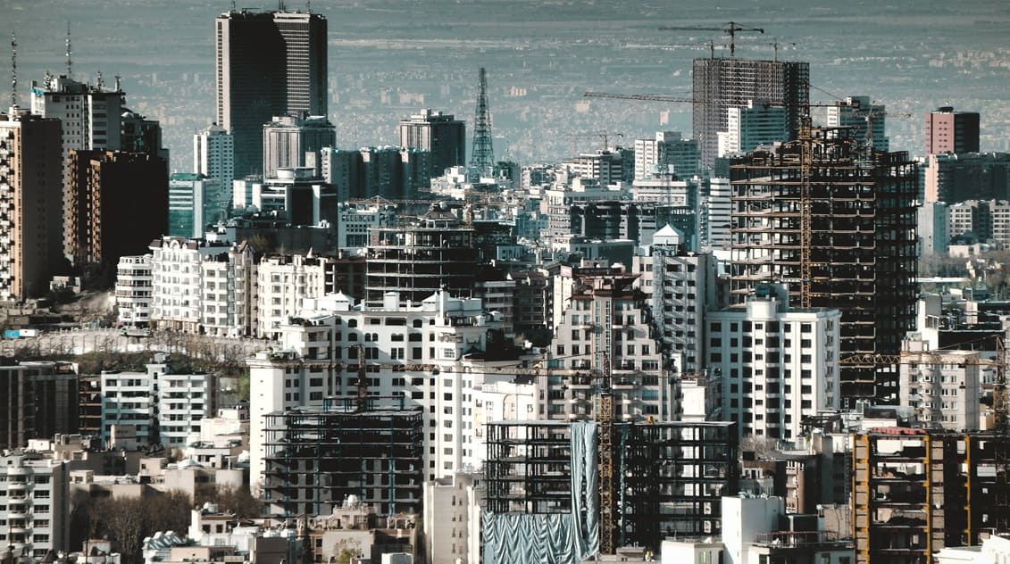 ازدحام ساخت و ساز برج ها و ساختمان ها در تهران