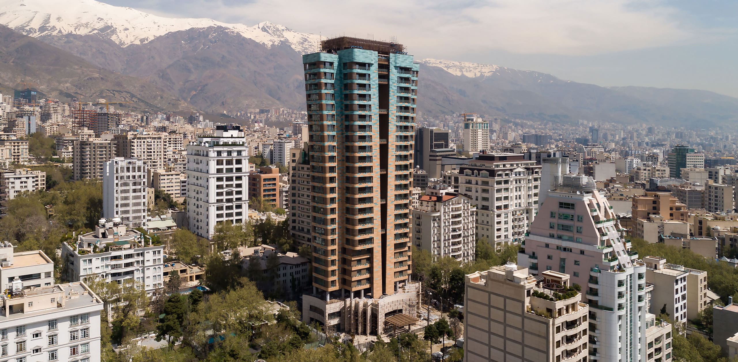 هلی پد برج مسکونی مهرآفرین ولنجک